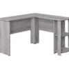 Industrial Gray L-Shaped Corner Desk With Open Storage -Hot Sale Office Furniture Store 810597219