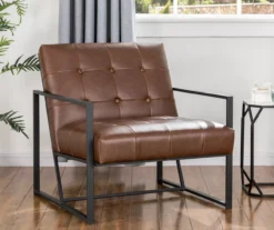 Glitzhome Modern Industrial Faux Leather Accent Chairs, 2-Pack -Hot Sale Office Furniture Store 810598913 A0 3