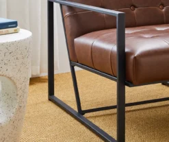 Glitzhome Modern Industrial Faux Leather Accent Chairs, 2-Pack -Hot Sale Office Furniture Store 810598913 A0 6