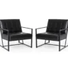 Glitzhome Modern Industrial Faux Leather Accent Chairs, 2-Pack 1 Glitzhome Modern Industrial Faux Leather Accent Chairs, 2-Pack -Hot Sale Office Furniture Store 810598914 A0 1