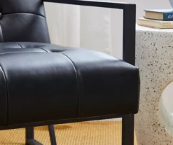 Glitzhome Modern Industrial Faux Leather Accent Chairs, 2-Pack -Hot Sale Office Furniture Store 810598914 A0 5