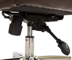 Dark Brown Mid-Century Modern Faux Leather Executive Office Chair -Hot Sale Office Furniture Store 810598937 A0 6