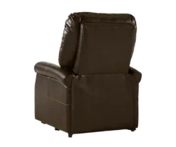 Markridge Chocolate Faux Leather Power Lift Recliner -Hot Sale Office Furniture Store 810609737 1
