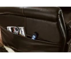 Markridge Chocolate Faux Leather Power Lift Recliner -Hot Sale Office Furniture Store 810609737 10