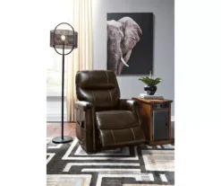 Markridge Chocolate Faux Leather Power Lift Recliner -Hot Sale Office Furniture Store 810609737 7