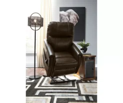 Markridge Chocolate Faux Leather Power Lift Recliner -Hot Sale Office Furniture Store 810609737 8