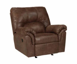 Bladen Coffee Faux Leather Rocker Recliner -Hot Sale Office Furniture Store 810612226 6