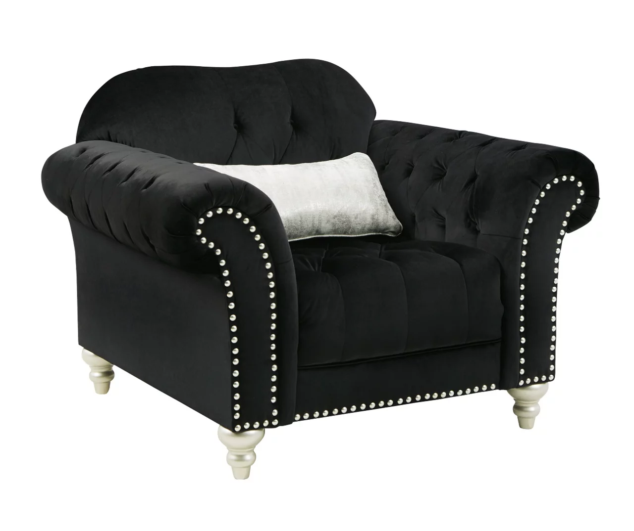 Harriotte Black Armchair 4 Harriotte Black Armchair - Image 2