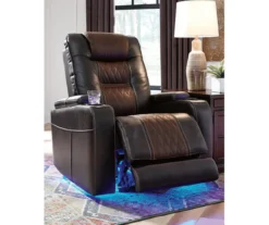 Composer Brown Faux Leather Power Recliner -Hot Sale Office Furniture Store 810612553 11