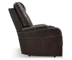 Composer Brown Faux Leather Power Recliner -Hot Sale Office Furniture Store 810612553 12