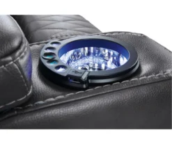 Composer Black Faux Leather Power Recliner -Hot Sale Office Furniture Store 810612554 3