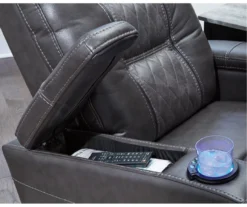 Composer Black Faux Leather Power Recliner -Hot Sale Office Furniture Store 810612554 4