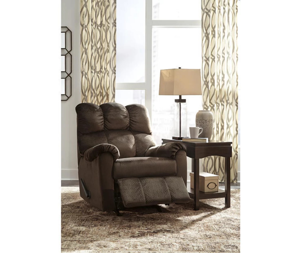 Foxfield Chocolate Rocker Recliner 5 Foxfield Chocolate Rocker Recliner - Image 3