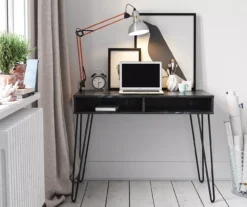 Novogratz Athena Faux Marble 2-Cubby Computer Desk -Hot Sale Office Furniture Store 810618404 3